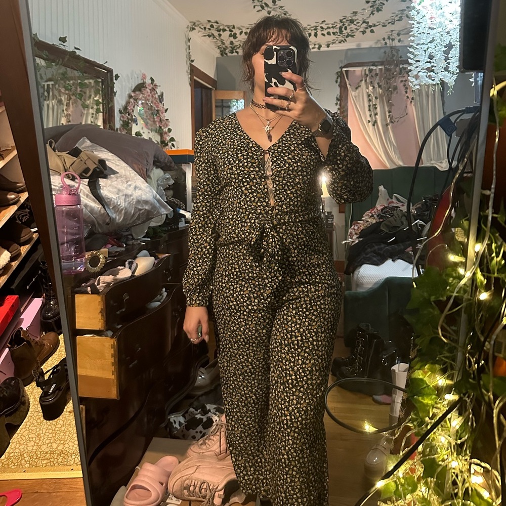 Cute floral romper